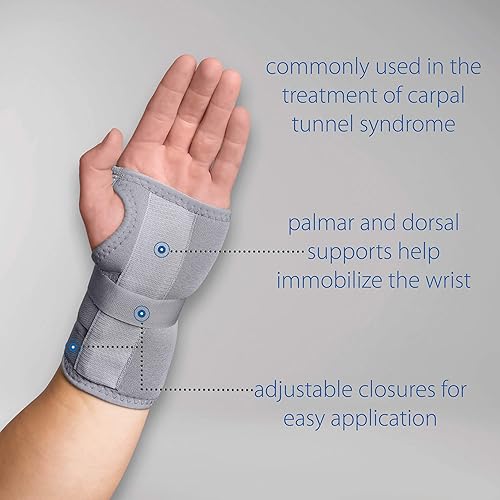 Miniatura 2 de Swede-O Soporte de inmovilizador de muñeca de túnel carpiano de ventilación térmica, izquierda - XL