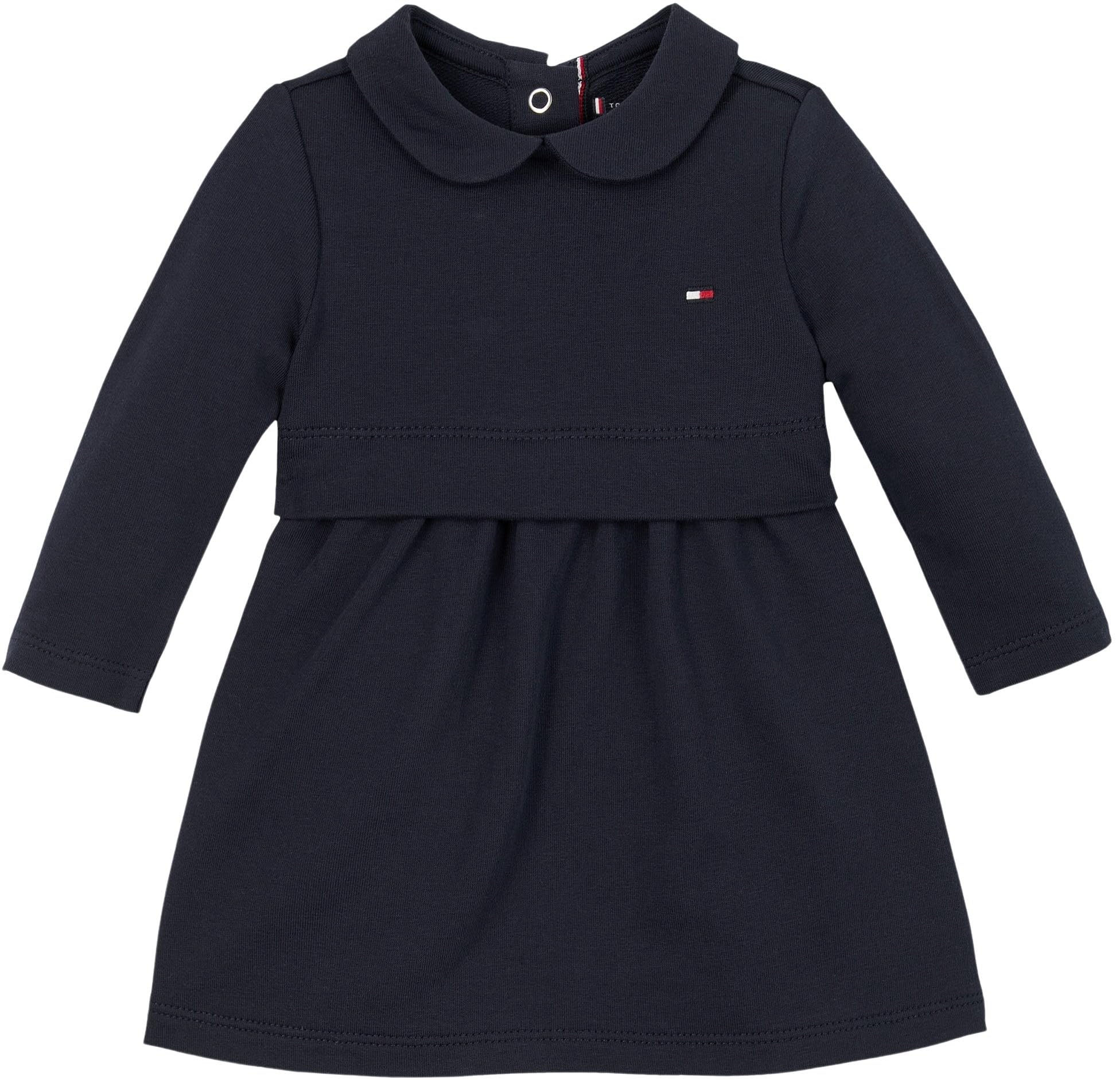 Tommy Hilfiger Newborn Essential Dress LS KN0KN01972 Blue (Dark Night Navy) 3 Month
