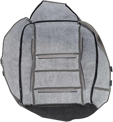 Miniatura 7 de SecosAutoparts Funda de cuero de repuesto para asiento delantero del lado del conductor, color negro, compatible con Ford F-250 F-350 F-450 F-550