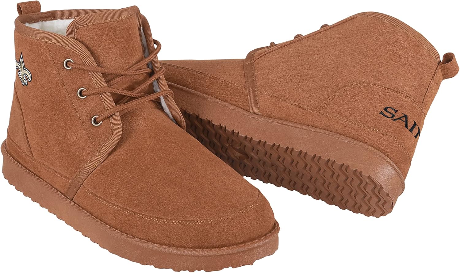 FOCO NFL Mens Team Logo Sherpa Lined Boot