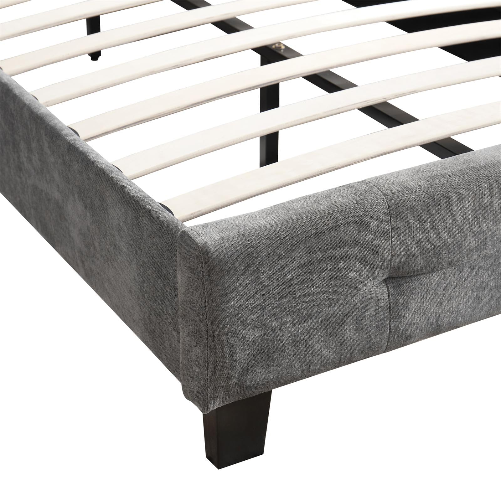 Letto singolo con spazio di stoccaggio - Struttura del letto con testiera, 90 x 200 cm, rete a doghe | Leroy Merlin
