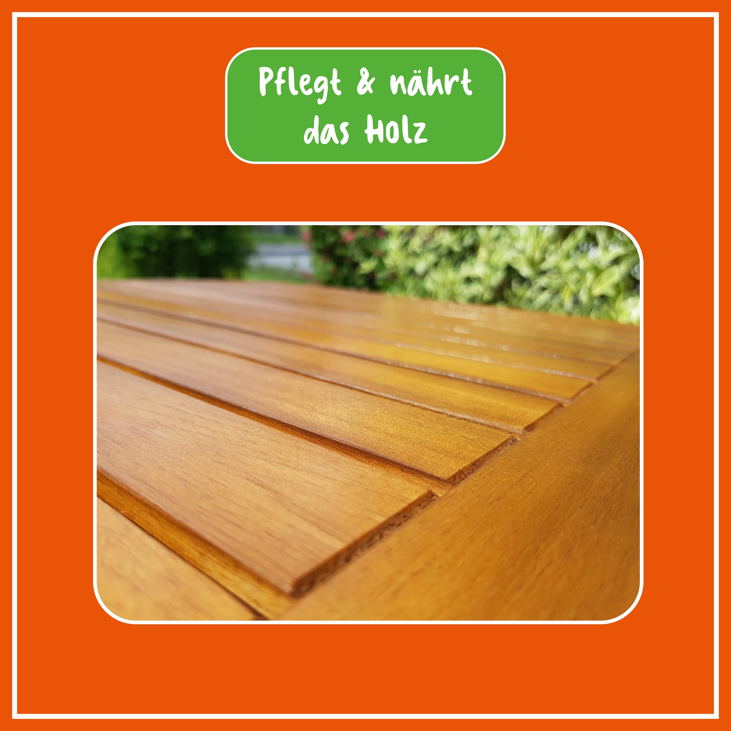 Poliboy Olio per Legno Teak 2,5 litro, Protezione e Cura per Legni Duri Scuri