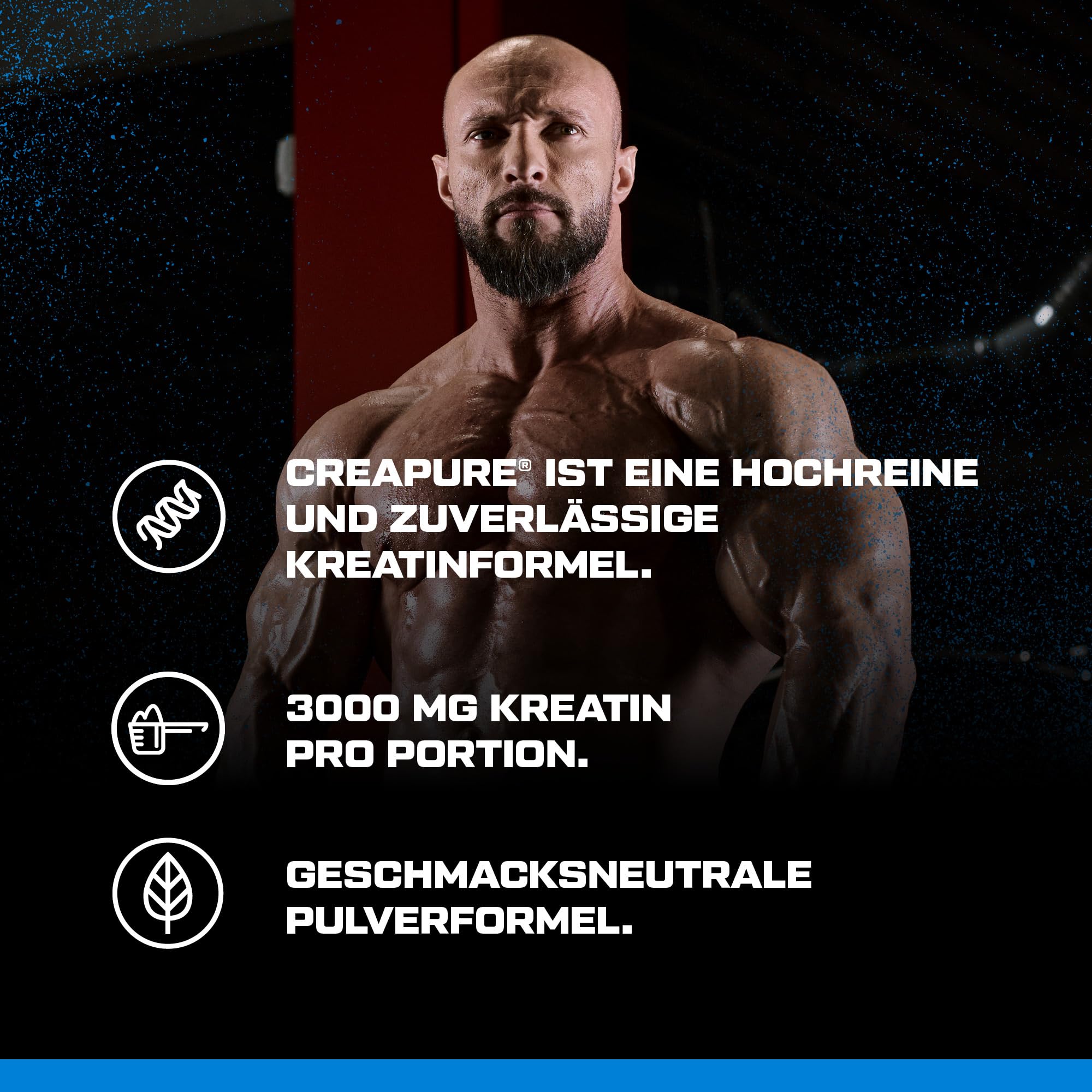 Scitec Nutrition Mega Creatine Monohydrate | Creapure®-Markenformel | 3 g Kreatin pro Portion | Hohe Reinheit und Zuverlässigkeit, 306 g, Geschmacksneutral