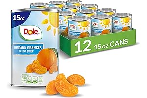 Dole Canned Mandarin Oranges: Sweet, Tangy, and Refreshing in Every Bite