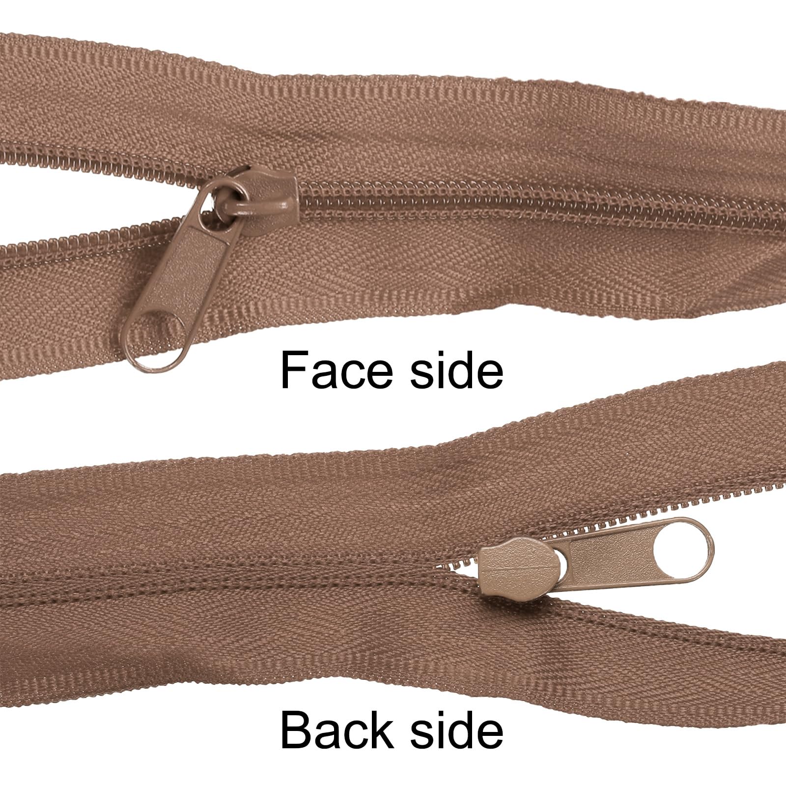 uxcell #3 10 Yards Nylon Coil Zippers - Image 4