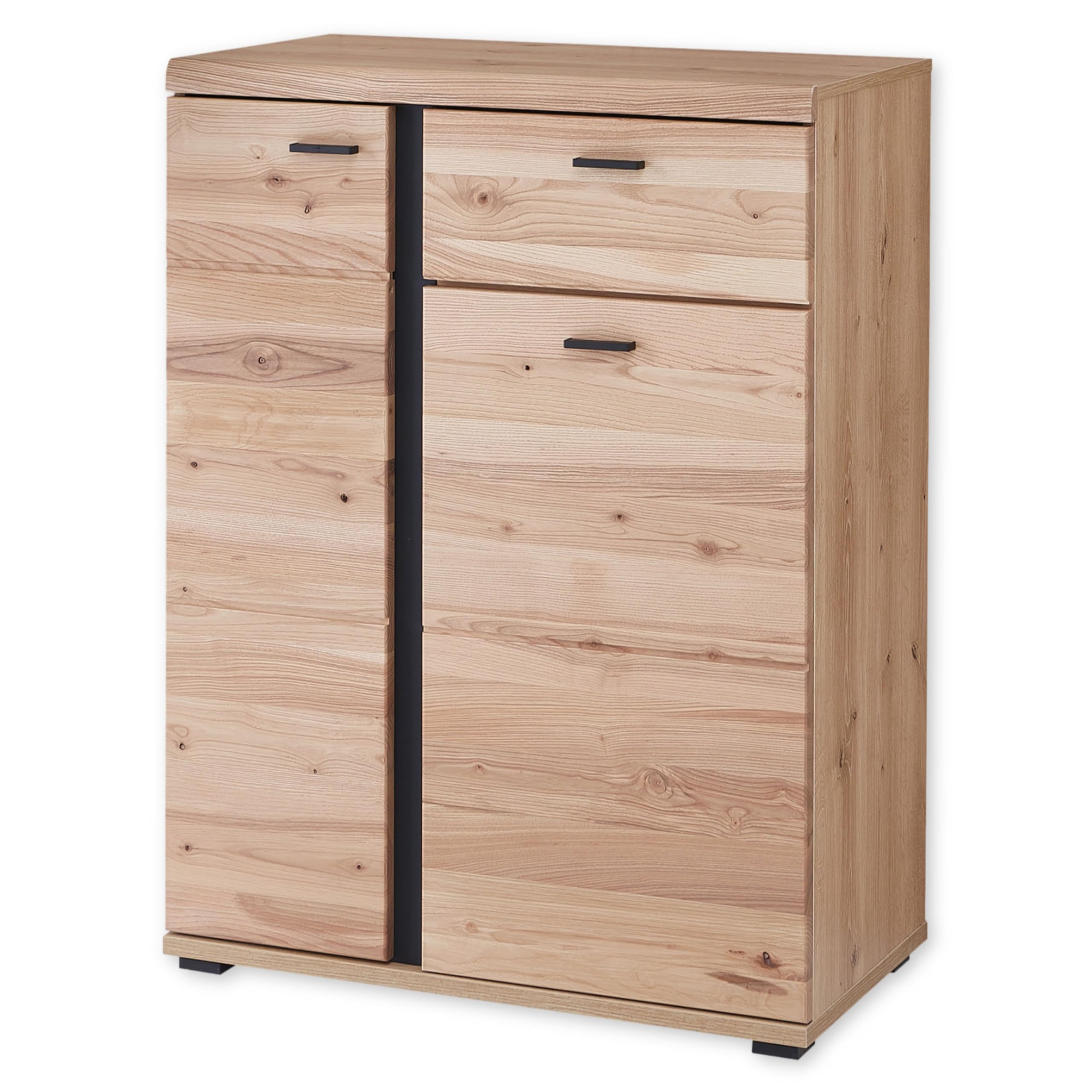 SONOS Schuhschrank in Altesche massiv, Old Artisan Oak Optik FSC-zertifiziert - Modernes Schuhregal mit viel Stauraum für Ihre Schuhe - 80 x 107 x 40 cm (B/H/T)