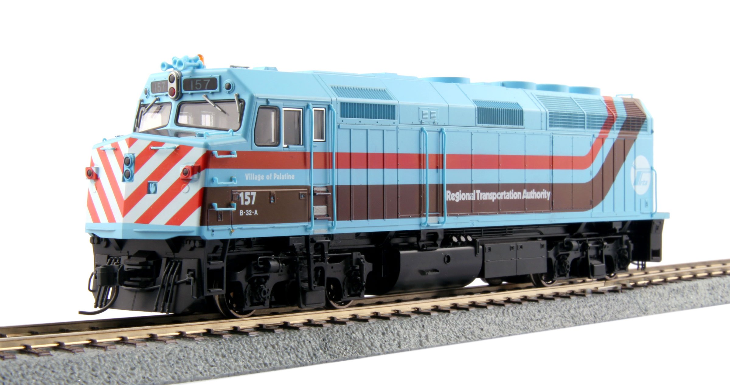 SCALA HO - Kato Locomotiva diesel EMD F40PH CHICAGO CHICAGO regionale