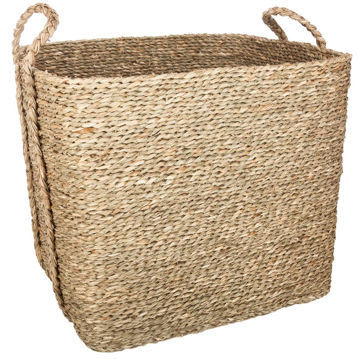Atmosphera - Set di 3 cestini rettangolari Seagrass