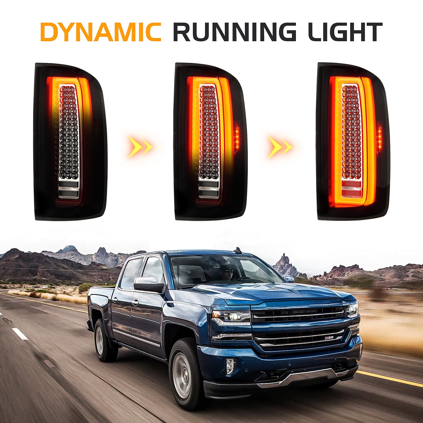 PAR De Luces Traseras (Laterales) Para Chevrolet Colorado 2015-2019 - Derecha E Izquierda - Thor-More-Lighting