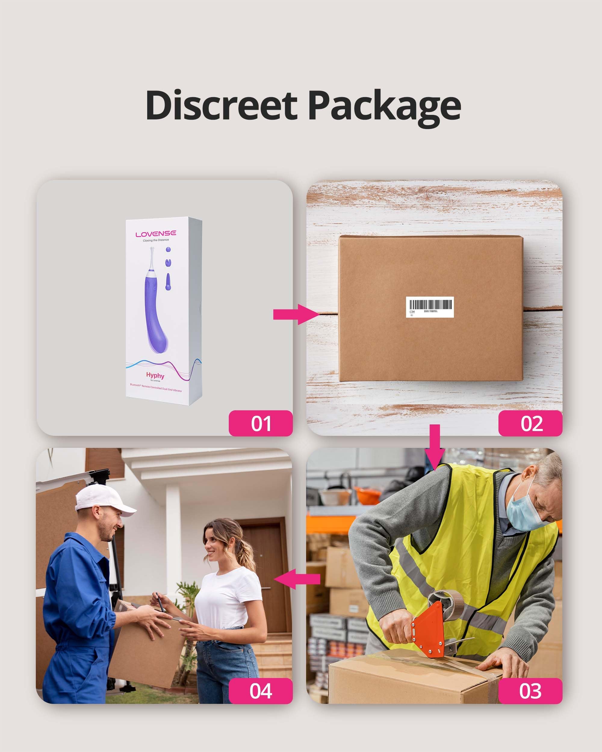 LOVENSE Hyphy G Spot Vibrator for Clitoris Vagina Dual Stimulator, 3 Attachments Mini Nipple Massagers for Female, Small Vibrator Sex Things for Women Pleasure, Waterproof Vibrating Sex Toys