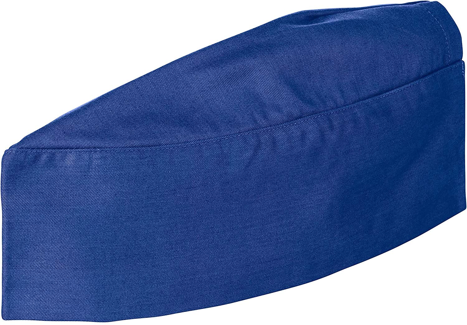 DESERMO - Juego de 5 Gorros de Cocina con Cierre de Gancho y Bucle, para Hombre y Mujer, Varios tamaños, 220 g/m², Color Azul Real