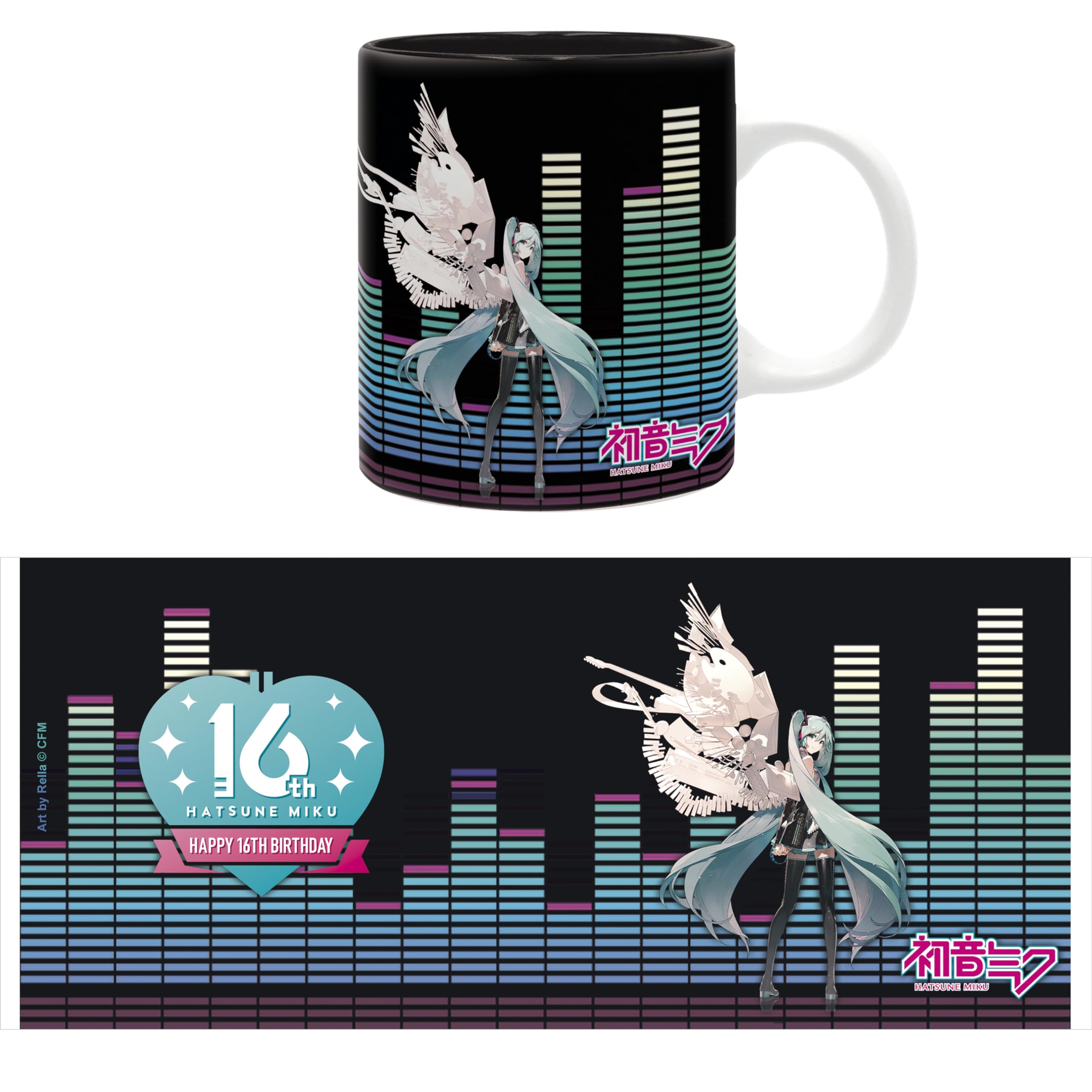 Amazon.com | ABYSTYLE Hatsune Miku Happy 16th Birthday Ceramic