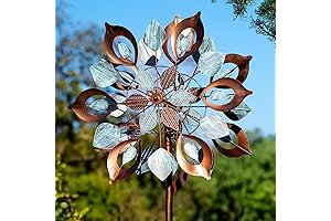 84 Inch Metal Yard Wind Spinners Outdoor for Yard and Garden