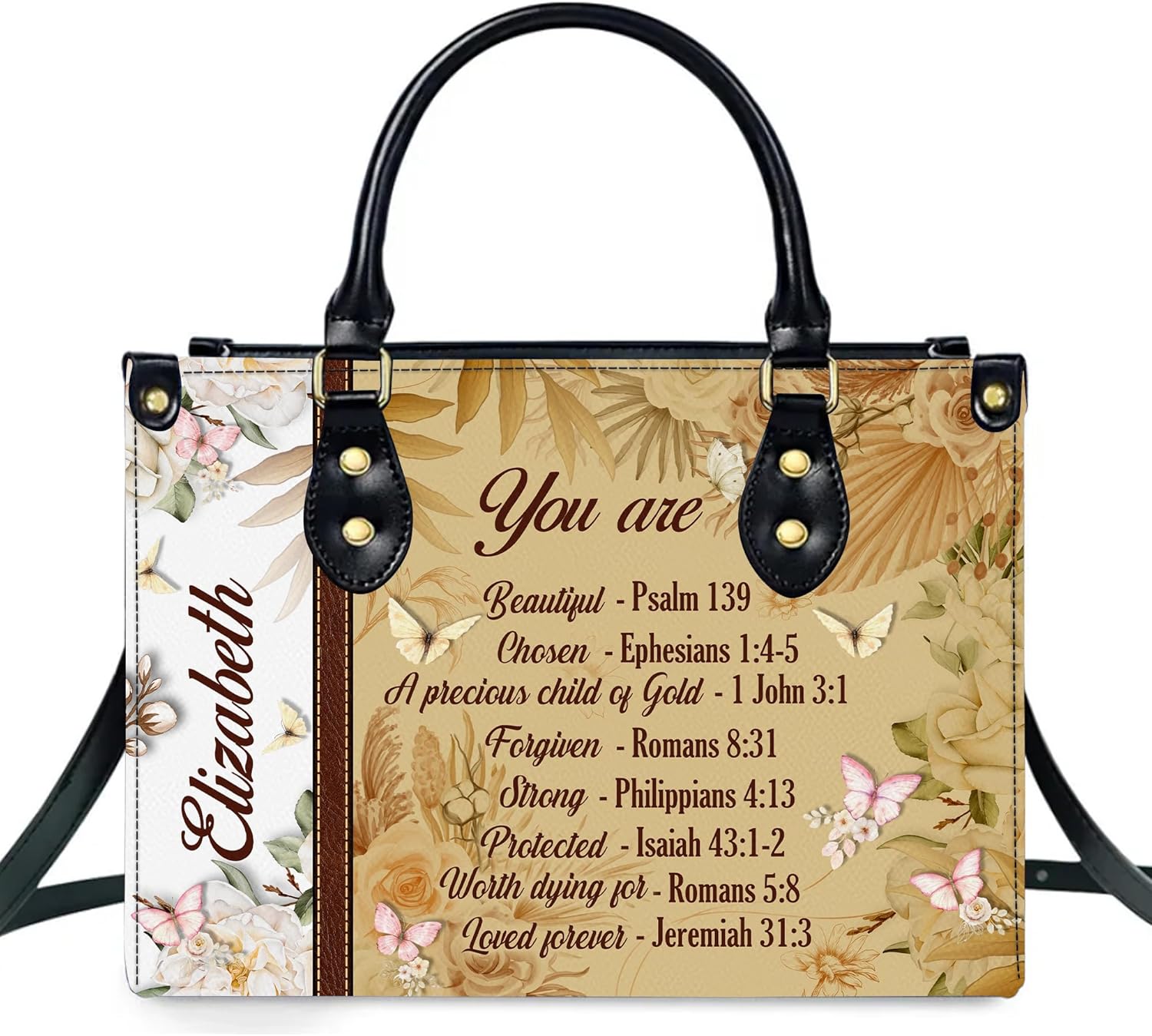 Personalized Christian Leather Handbag For Women, Bible Purse, Religious Bags Christian Gift For Women Her, Jesus Bag - Image 7