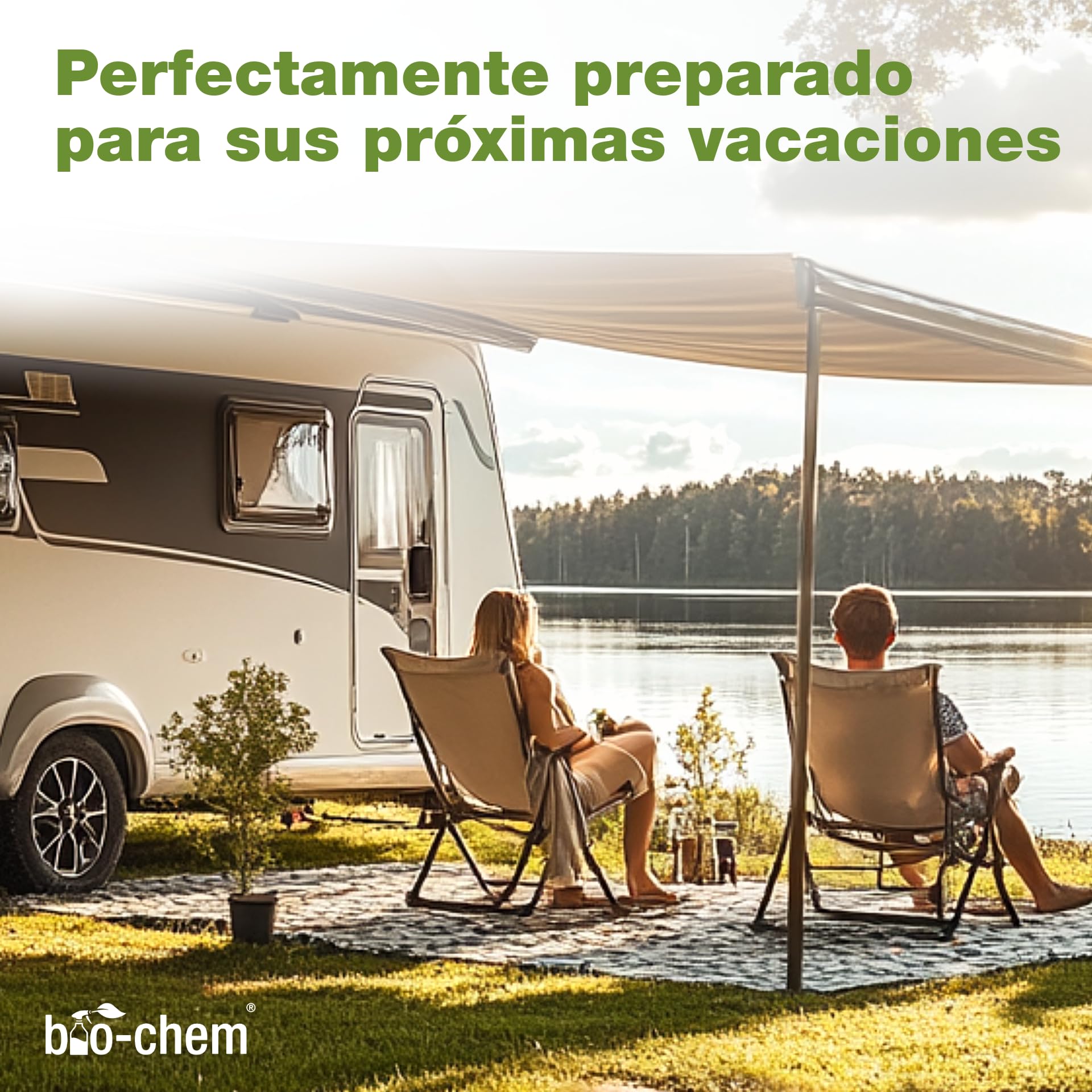 Bio-Chem - Limpiador para toldos, capotas y techos de Tiendas - Producto para el Lavado de toldos, caravanas, techos de Coches - Producto Textil Respetuoso con el Medio Ambiente