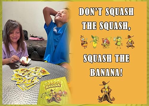 Miniatura 4 de Odd Duck Games Juego de cartas Squash Banana - Un nuevo giro en Slapjack con rondas aún más rápidas, perfecto para niños de 5 años en adelante,