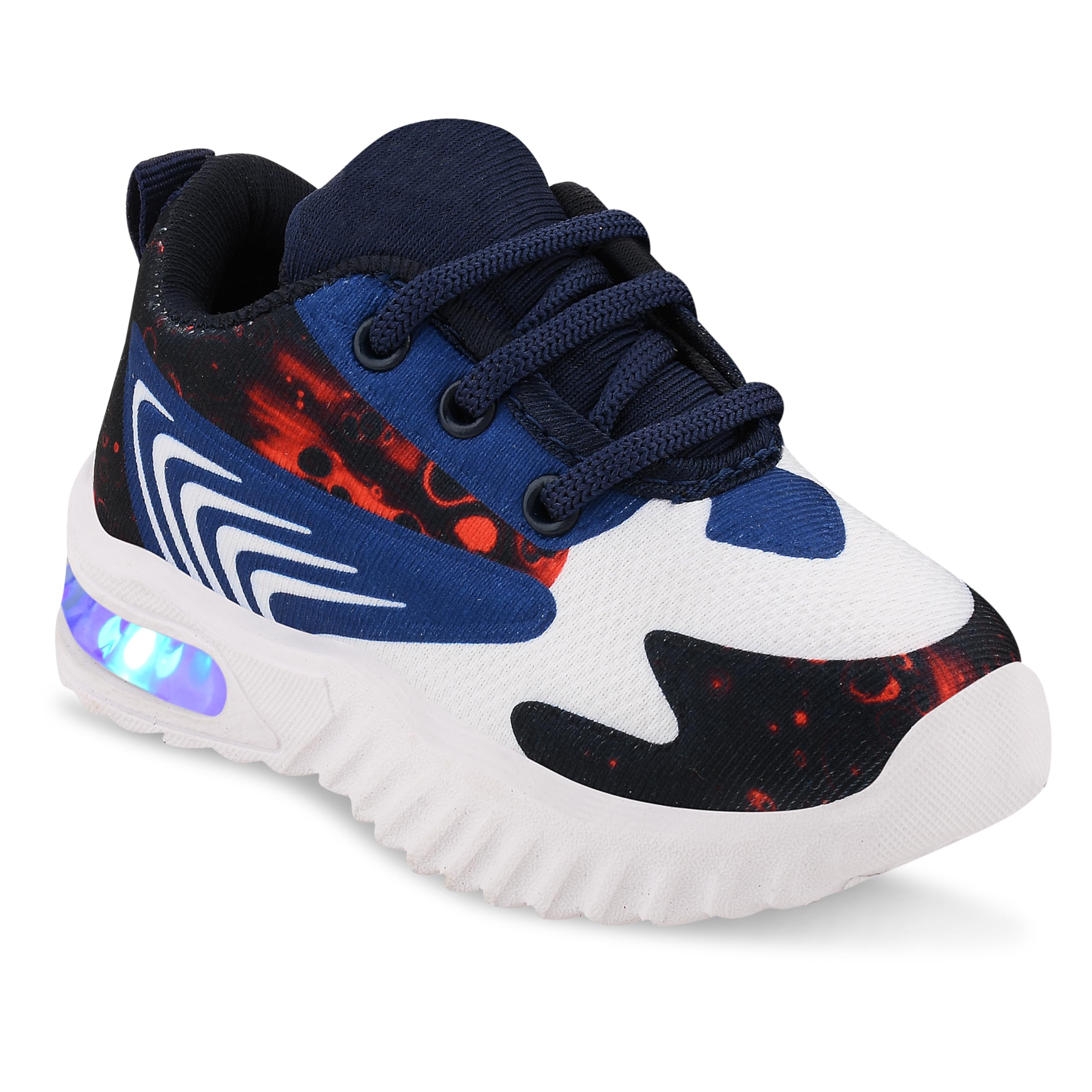 Handly Collection Baby Boys and Girls LED Light Shoes, Casual, Running, Walking Shoes for Kids, LED Light Shoes for Boy (Black::Red,4-4.5 Years) (B0CVXMLXN8) Amazon Price History, Amazon Price Tracker