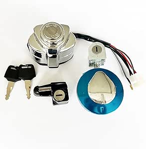 Lock Gas Cap With Key Complete Lock Set For Honda Shadow/Magna