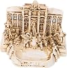 Trevi Fountain Church Model and Sturdy Materials with Simple Artistic Design Resin Architecture Figurine Practical Desktop Ornament for Home Décor and Tabletop Display