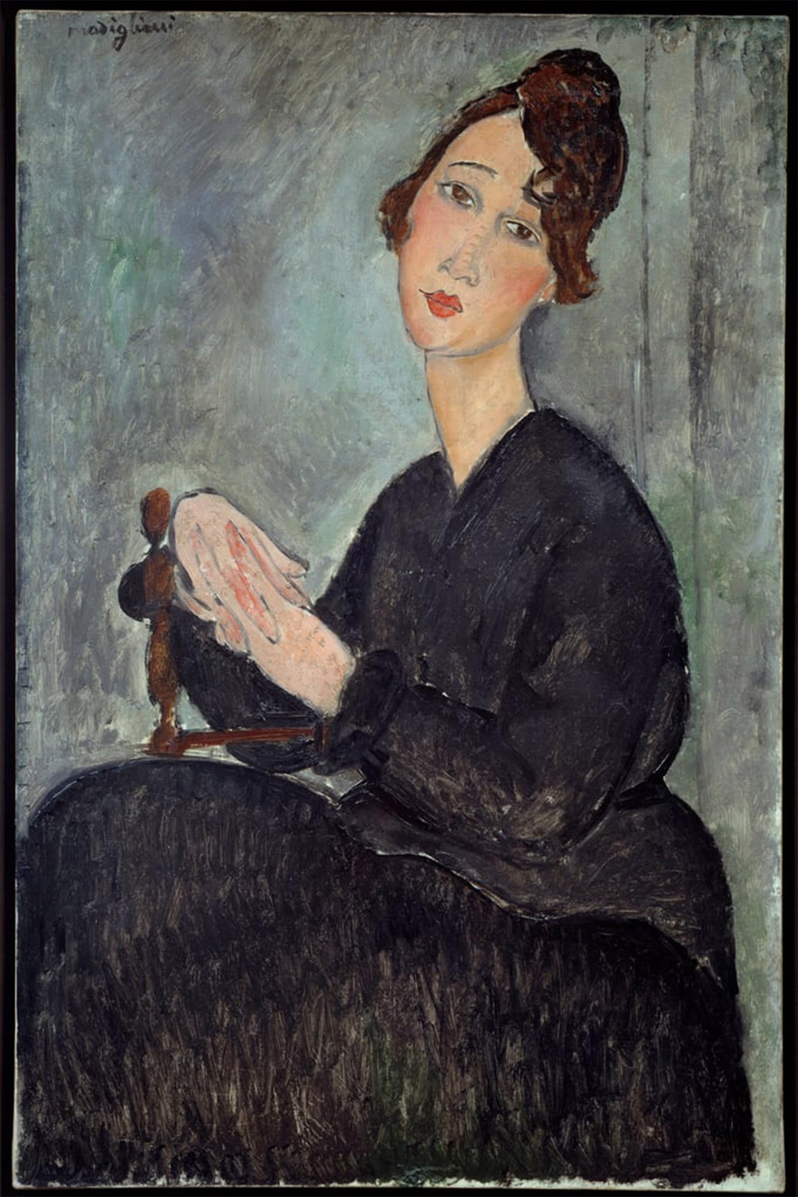Impression Toile Portrait de Dédie par Amedeo Modigliani finition premium