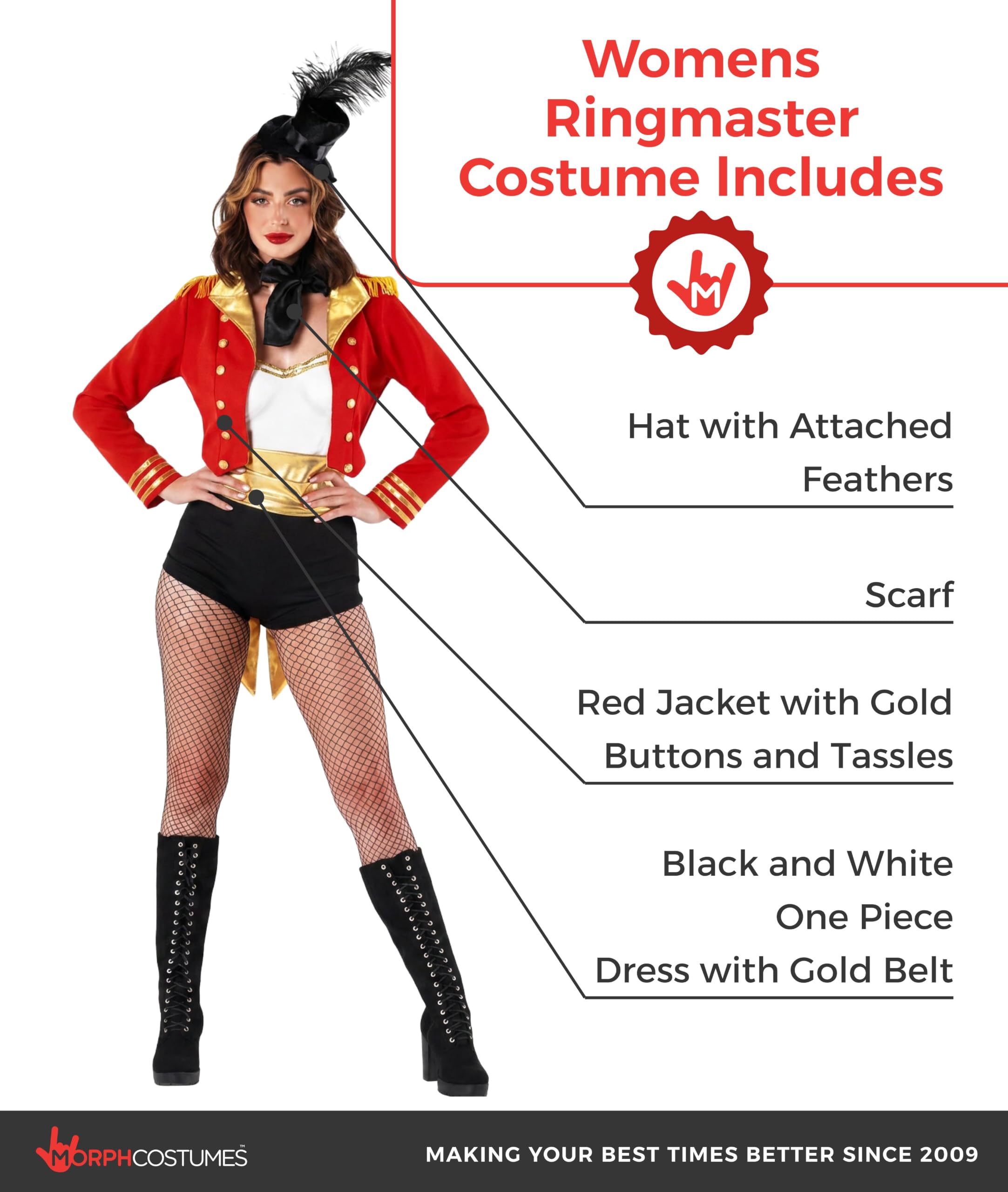 Fun Shack Costume Domatrice Donna, Costume Circo Halloween Donna