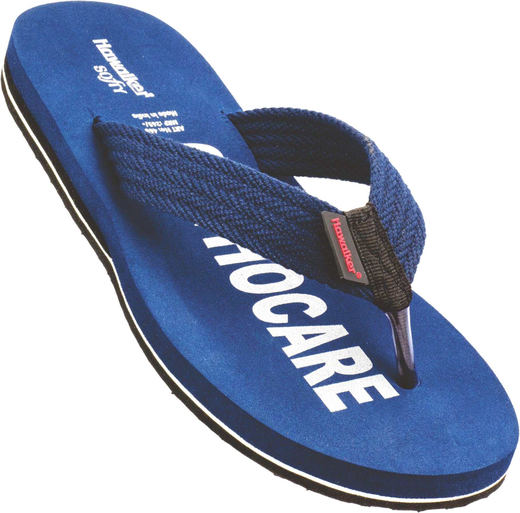 Hawalker Mens Flip Flops Made with MCR/MCP Insole | Comfortable Hawai Chappals | Regular Wear Slippers (Blue) (B0CWLGFQR6) Amazon Price History, Amazon Price Tracker