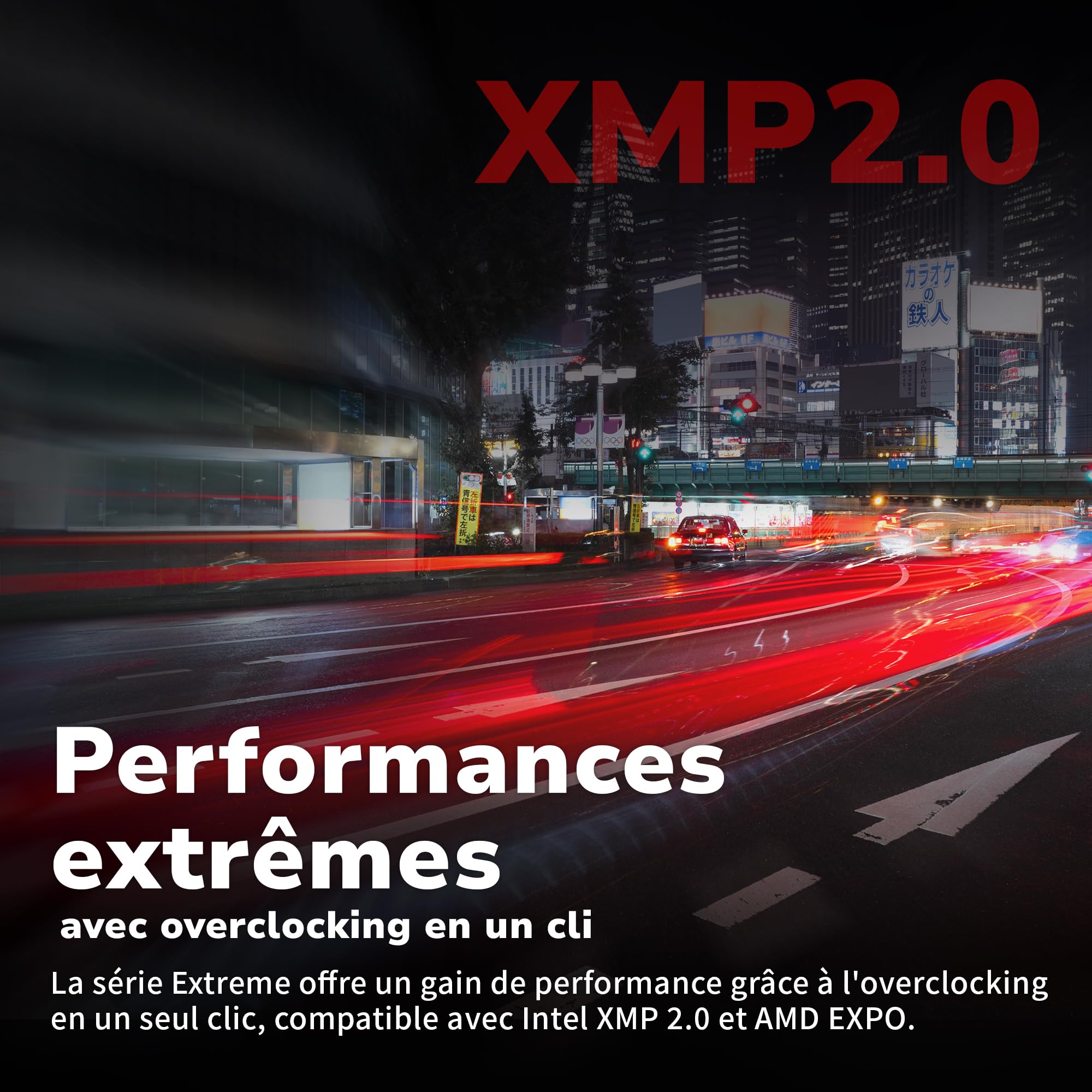 DATO 32Go Kit (2x16Go) RAM DDR4 Jusqu’à 3200 MHz avec dissipateur Thermique, PC4-25600 CL16 1.35V XMP, 288 Broches, Non-ECC UDIMM, Mémoire de Jeu pour Ordinateur de Bureau, Extreme Noir