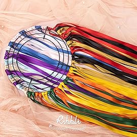 Ribbli Double Faced Gold Satin Ribbon,3/8 x Continuous 25 Yards,Use for Bows Bouquet,Gift Wrapping,Floral Arrangement