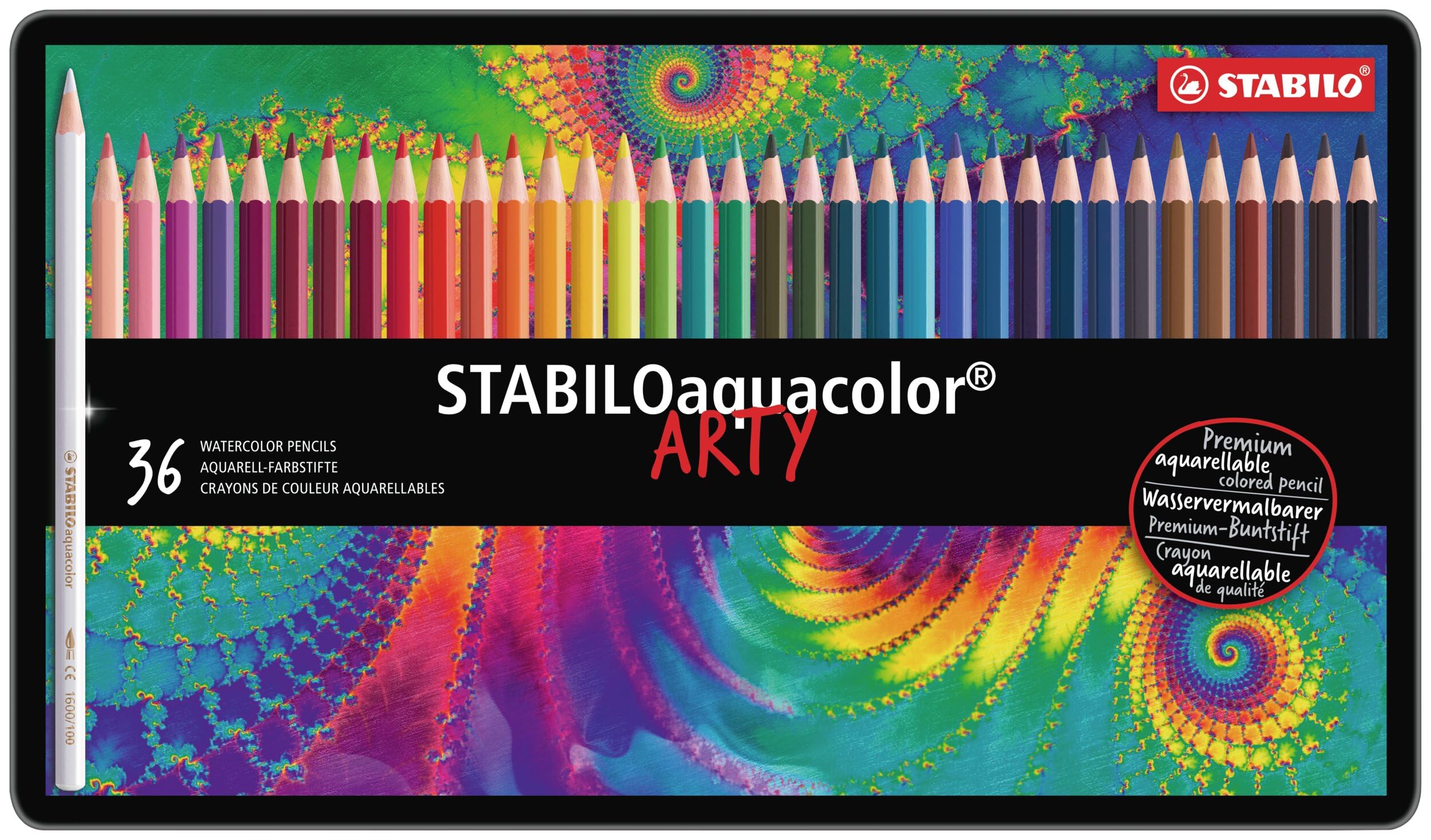(未使用･未開封品)　スタビロ 水彩色鉛筆 アクアカラー 36色 1636-5 sdt40b8 STABILO スタビロ アクアカラー 36色セット 色鉛筆 2.8mm 水彩色鉛筆