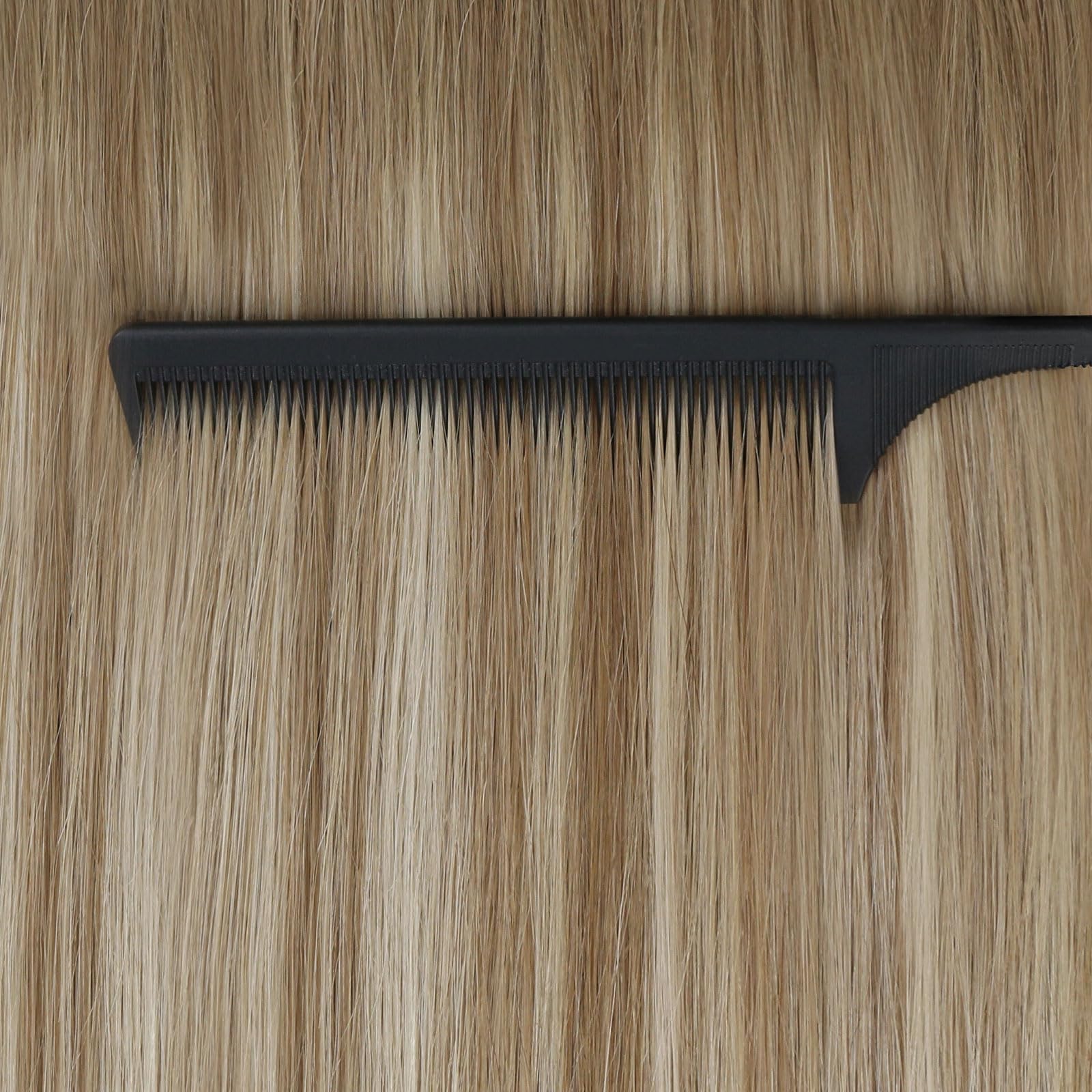 Ugeat Przedłużanie Włosów Taśma, Włosy Ludzkie, Balayage Jasny Brąz z Blondem, 40 cm 20 sztuk 50g, Przedłużanie Włosów Tape in, Karmelowym, Remy Naturalne Proste
