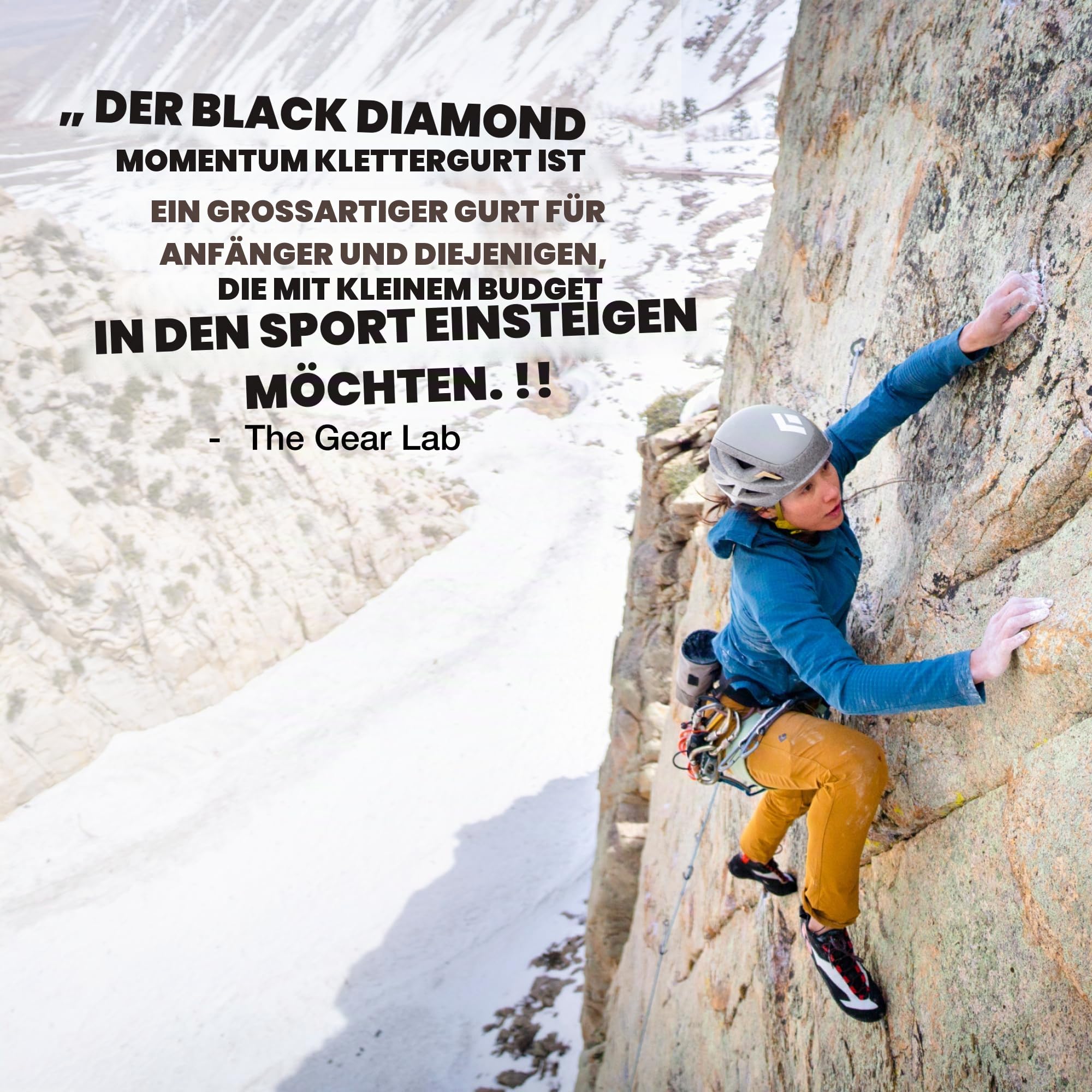 Black Diamond Herren M Momentum Harness Black Diamond (1er Pack)
