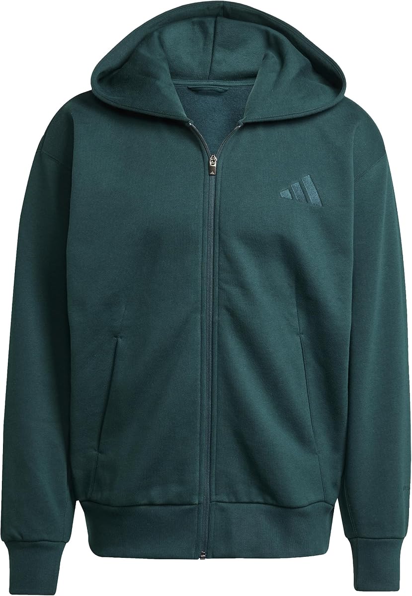 adidas All Szn - Sudadera con capucha y cremallera completa para hombre