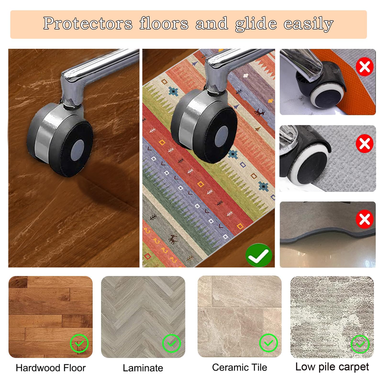 Alfombra Protectora Suelo Silla Ruedas Alfombrilla para Silla de Oficina Gaming Para Suelos Duros Alfombra Silla Escritorio Protectors Suelo Antideslizante Alfombra Entrada Casa Lavables 140 x 200 cm