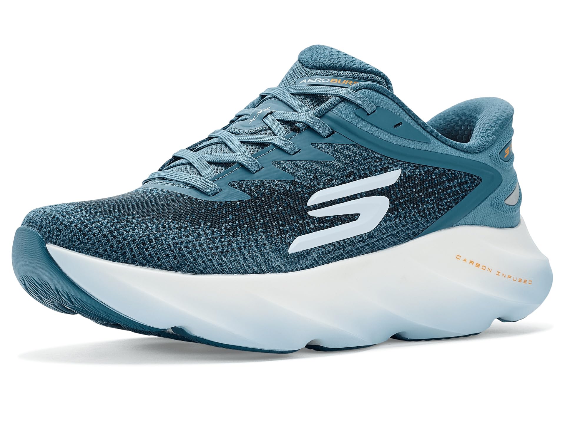 Skechers Men's Aero Burst Hands Free Slip-Ins Sneaker, Slate, 8