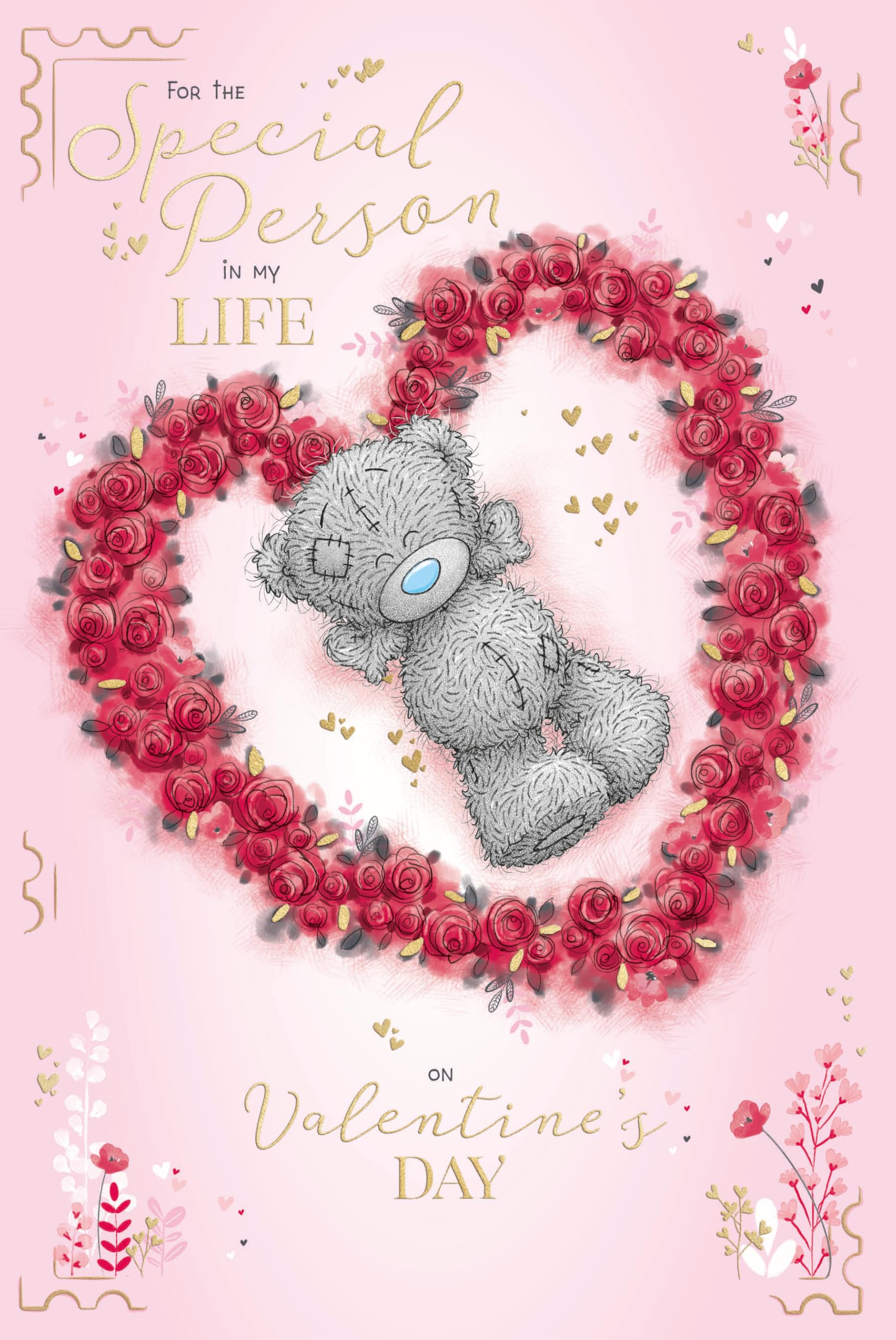Me To You Tatty Teddy 'Special Person In My Life' Valentine's Day Card 6 x 9 - Official Collection