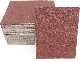 2.8 x 3.9 inches (70 x 100 mm), Square Type, Air Sander, Orbital Sander, Sandpaper, Sandpaper, File, Set of 50 (#240)