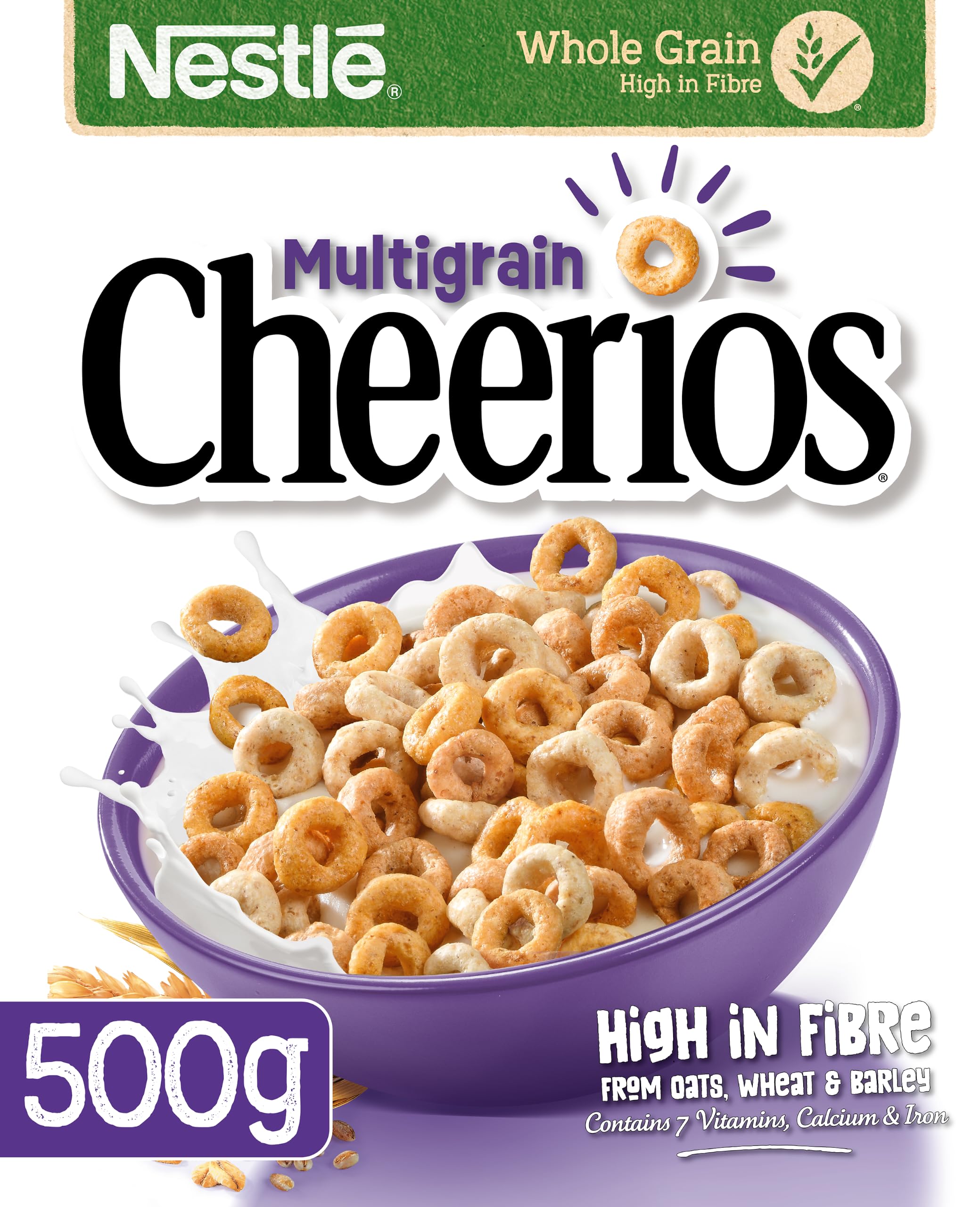 Nestle Nestlé Multigrain Hoop Breakfast Cereal 500G