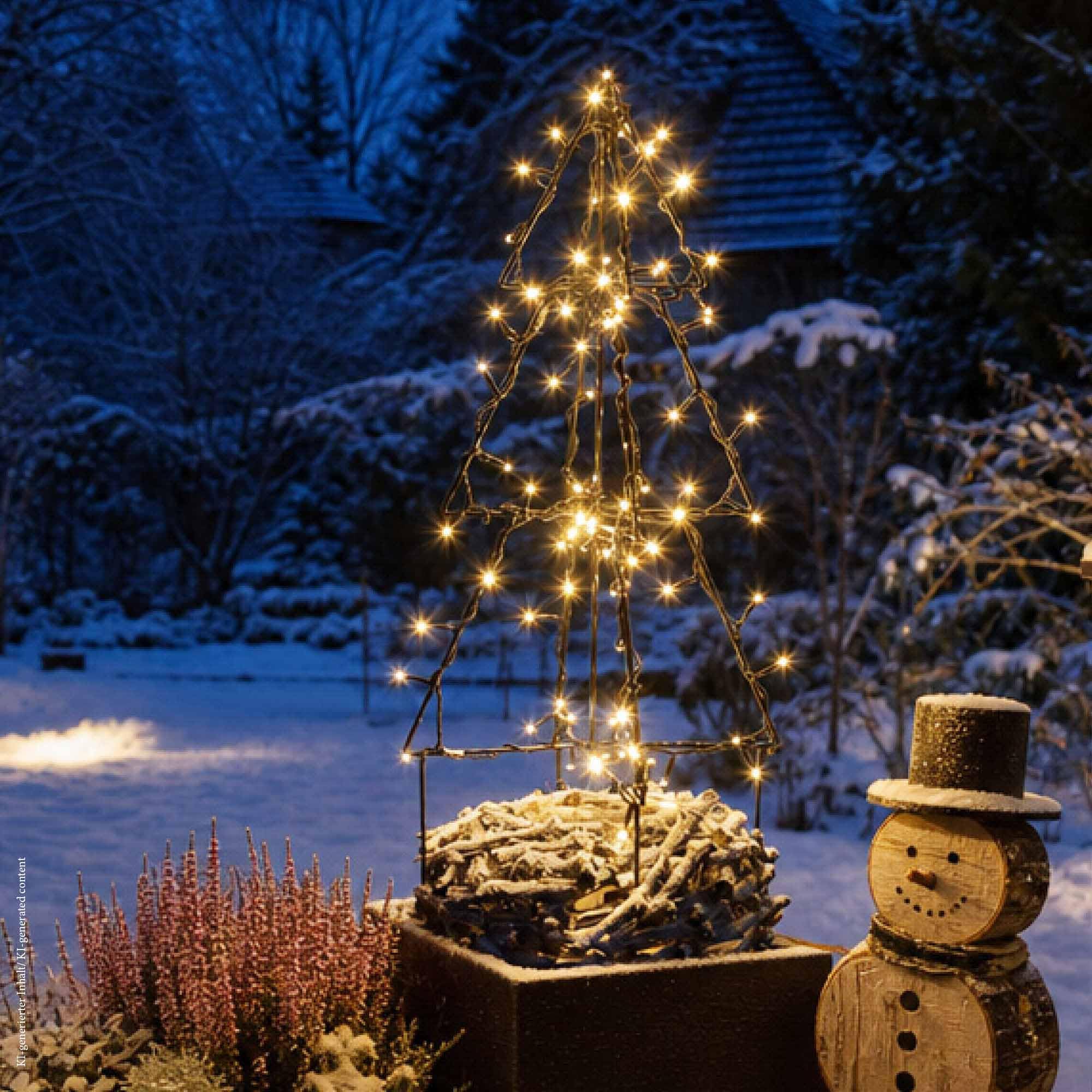 hellum LED Tannenbaum outdoor, 52x30cm