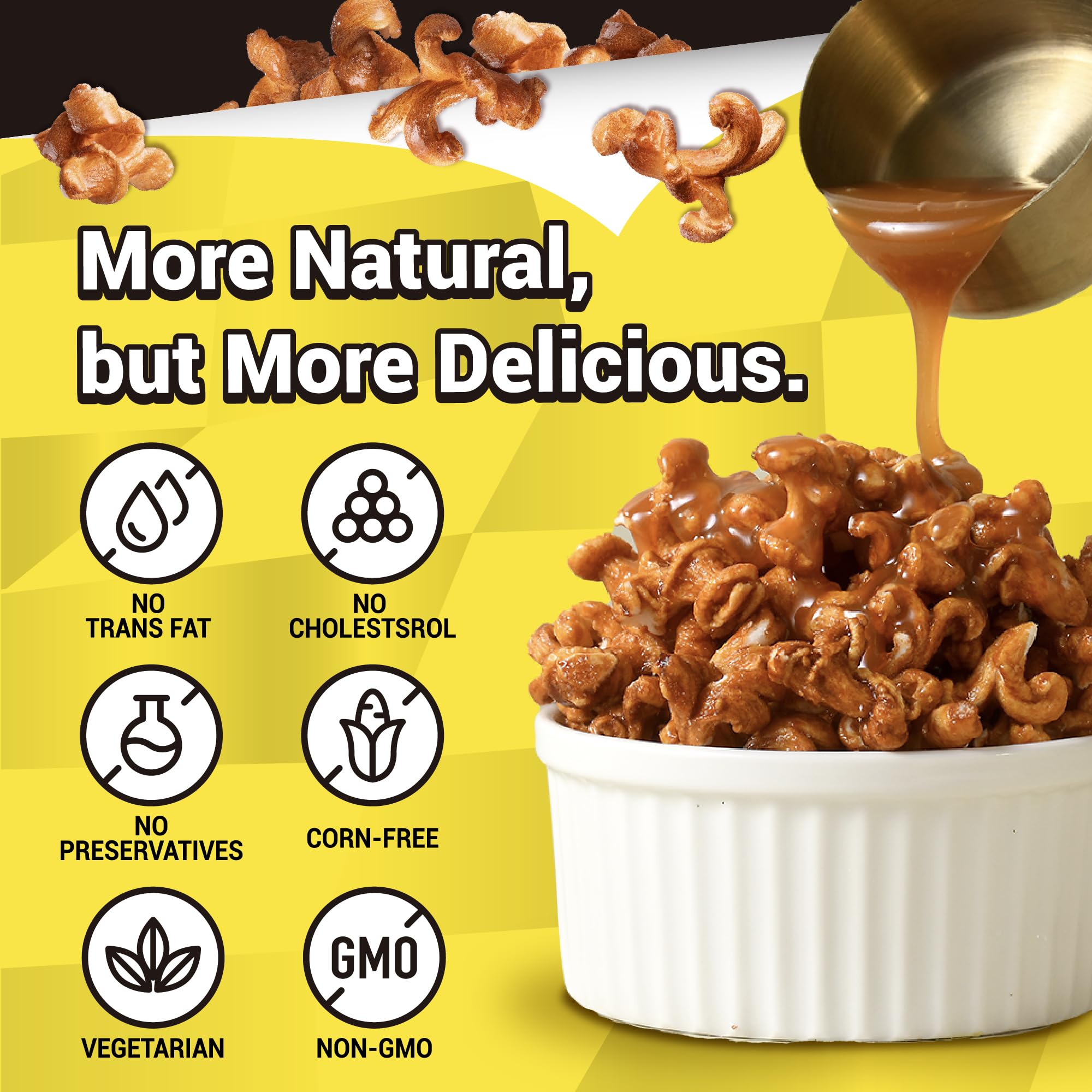 Amazon.com: Captain Danny Rice Popcorn Salted Caramel, Corn-Free