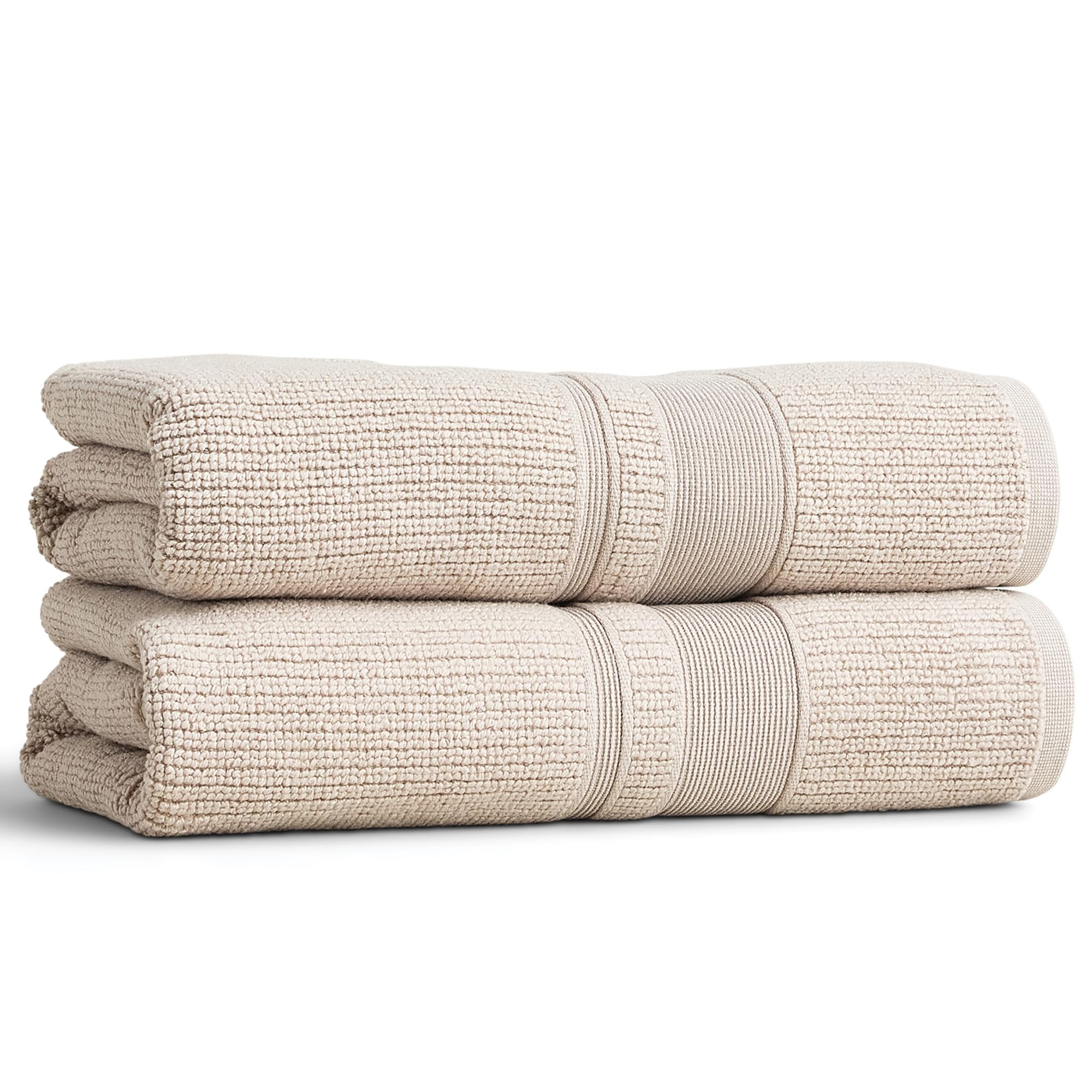 Preston Lane Douro Bath Towel Set 2 Pack Luxury Cotton Towels Ultra Soft Absorbent Quick-Dry Spa-Quality Bathroom Towels