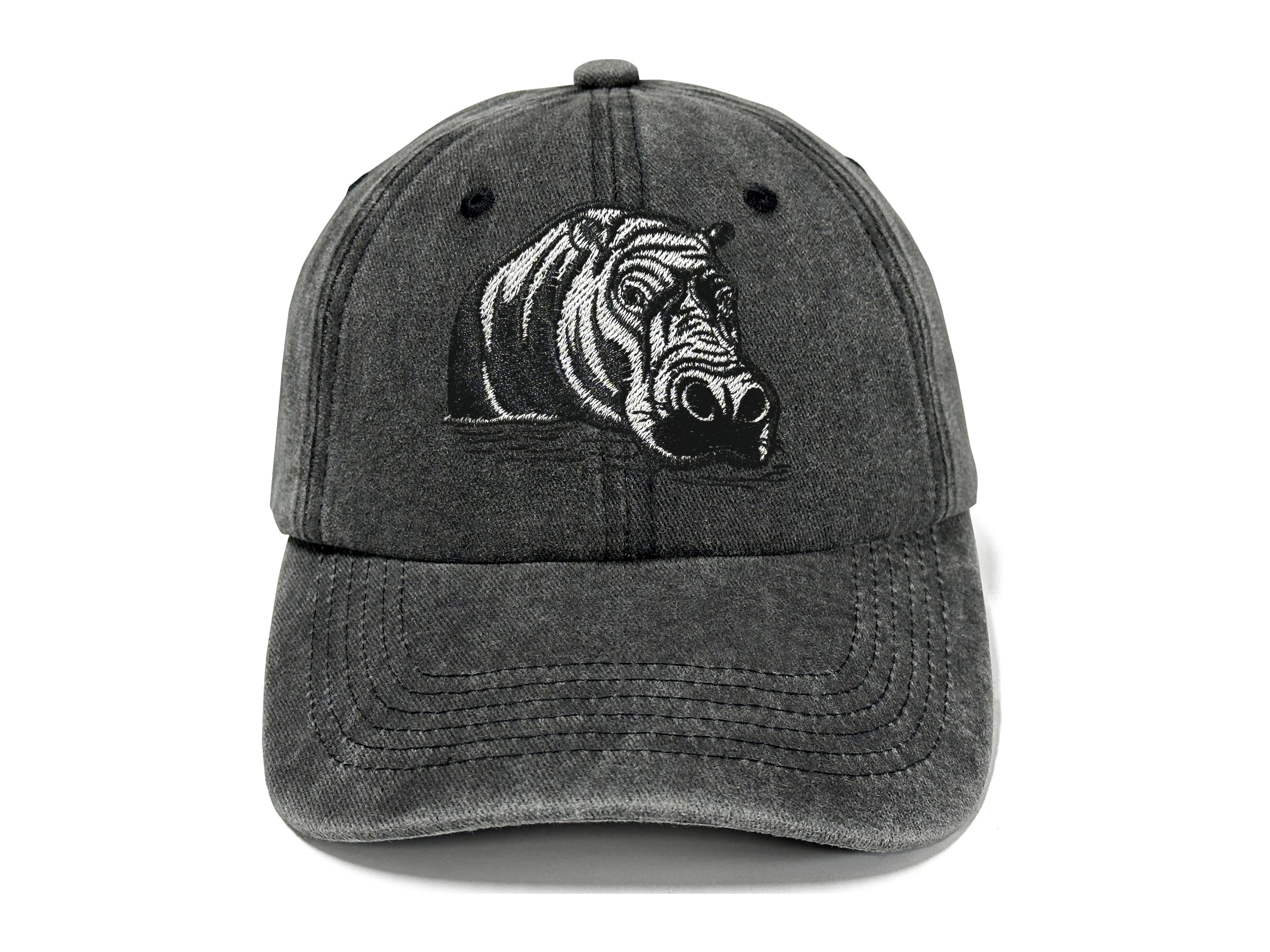 Embroidered Animal Hat Gift for Men Women, Adjustable Baseball Cap | Animal Lover Collection, Casual Outdoor Wear, Breathable Cotton Fabric, Adjustable Buckle Closure