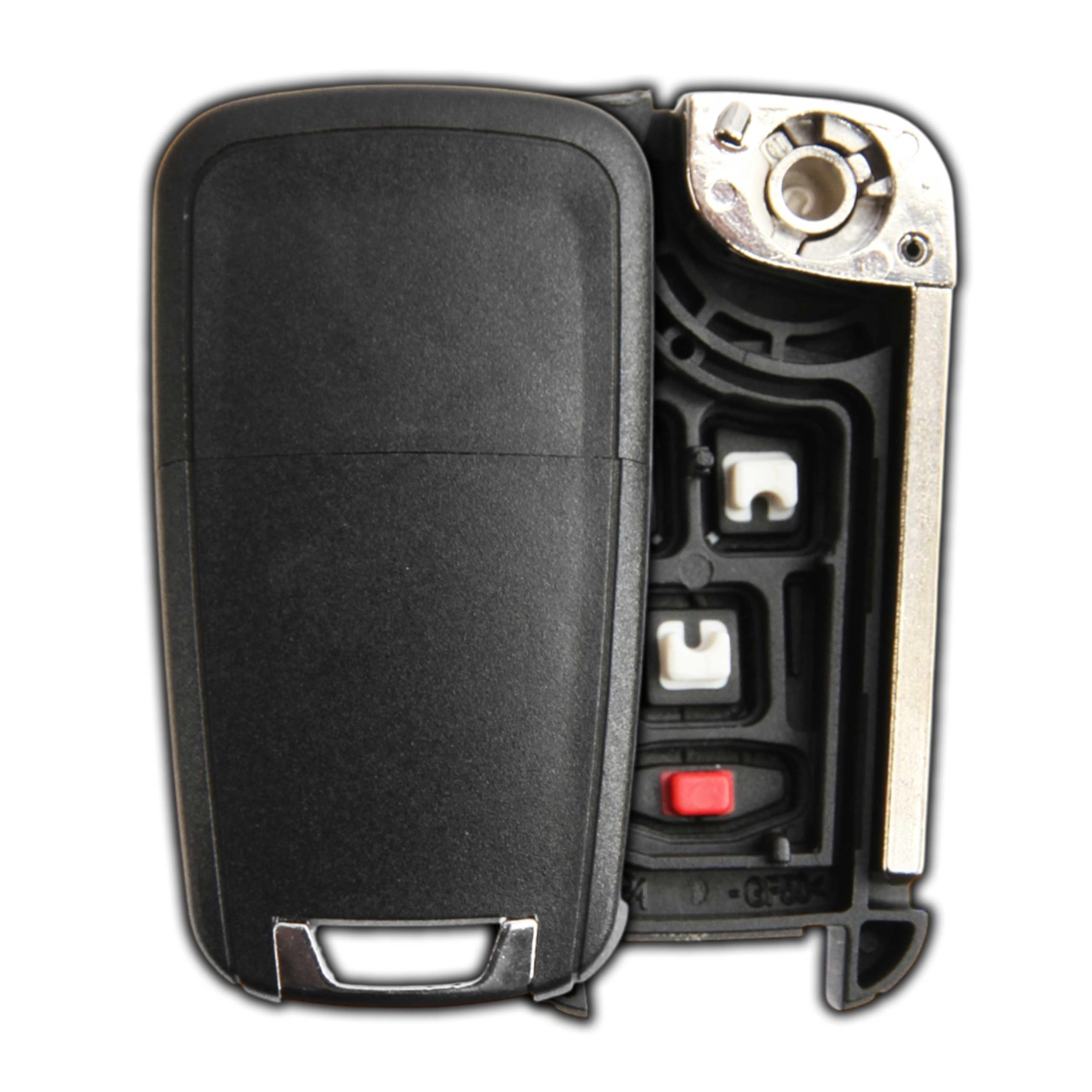 Remote Start Key Fob Shell Flip Case for Chevrolet Trax Buick Encore (KR55WK500733, 13501916)