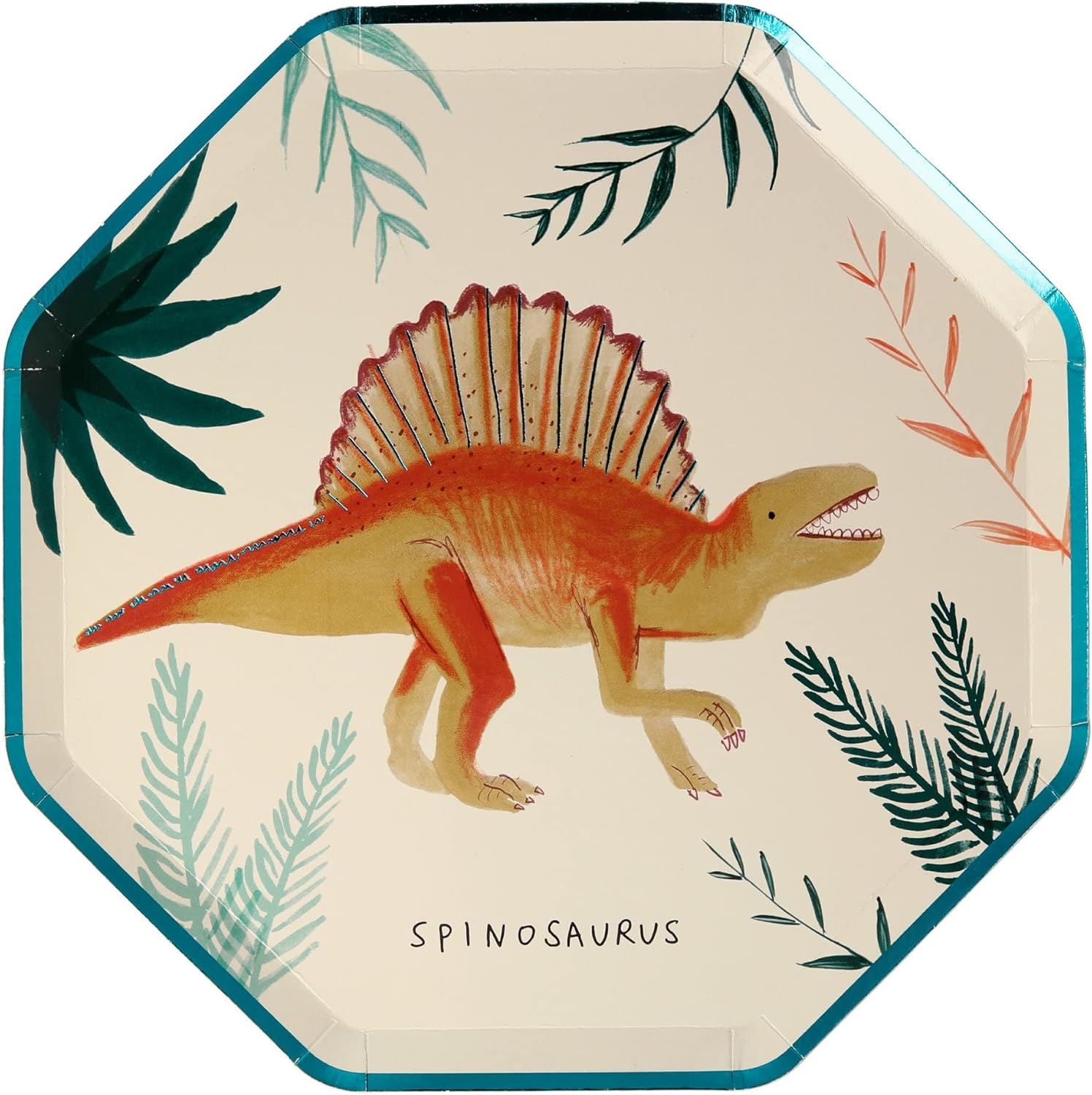 Meri Meri Dinosaur Kingdom Side Plates : Toys & Games