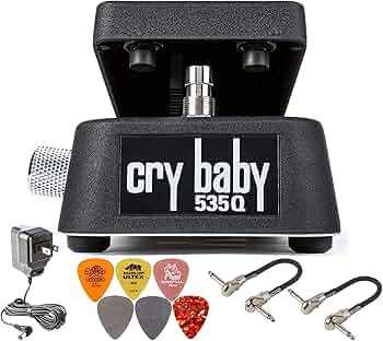 Amazon.com: MXR Dunlop 535Q Cry Baby Multi-Wah Pedal Bundle with 2