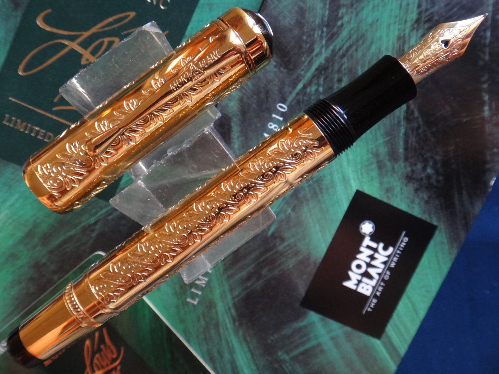MONTBLANC Fountain Pen Louis Xiv Patron of Art 1994 Limited