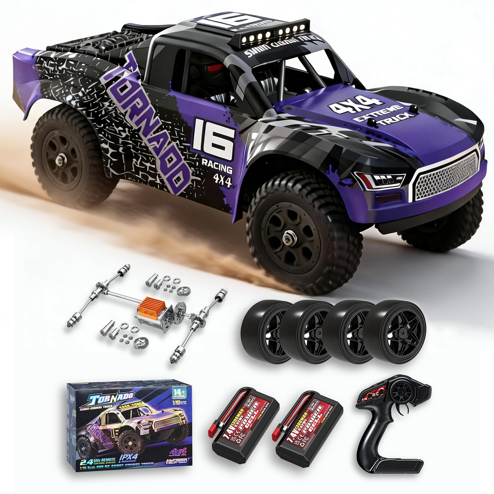 X-TMAGA Remote Control RC Cars 1:16 Monster Truck Toys Cars