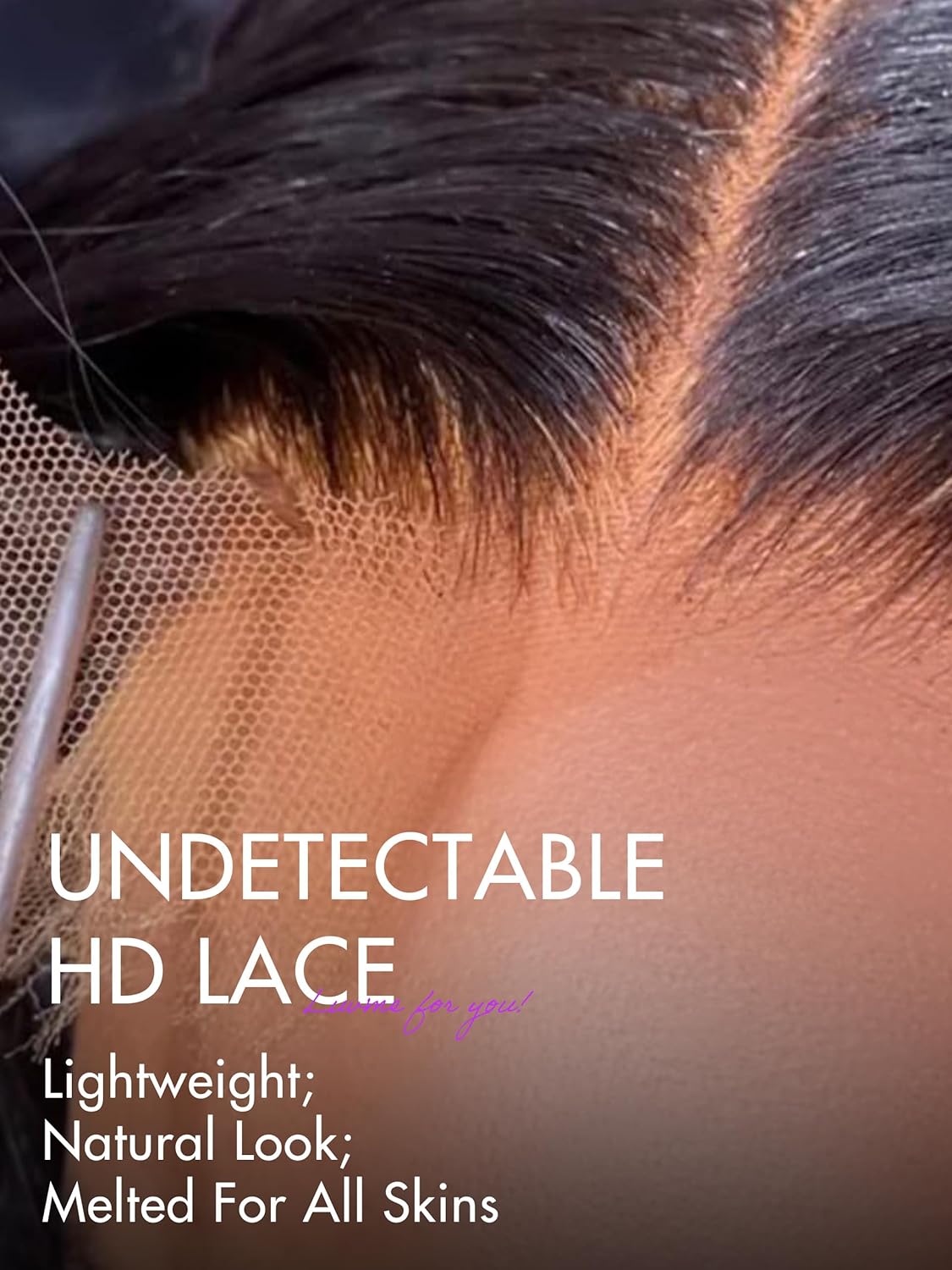 LUVME 5x5 HD Lace Body Wave Human Hair Closure Invisible Lace 12A Brazilian Virgin Remy Human Hair Frontal Closure Natural Black 14 Inch