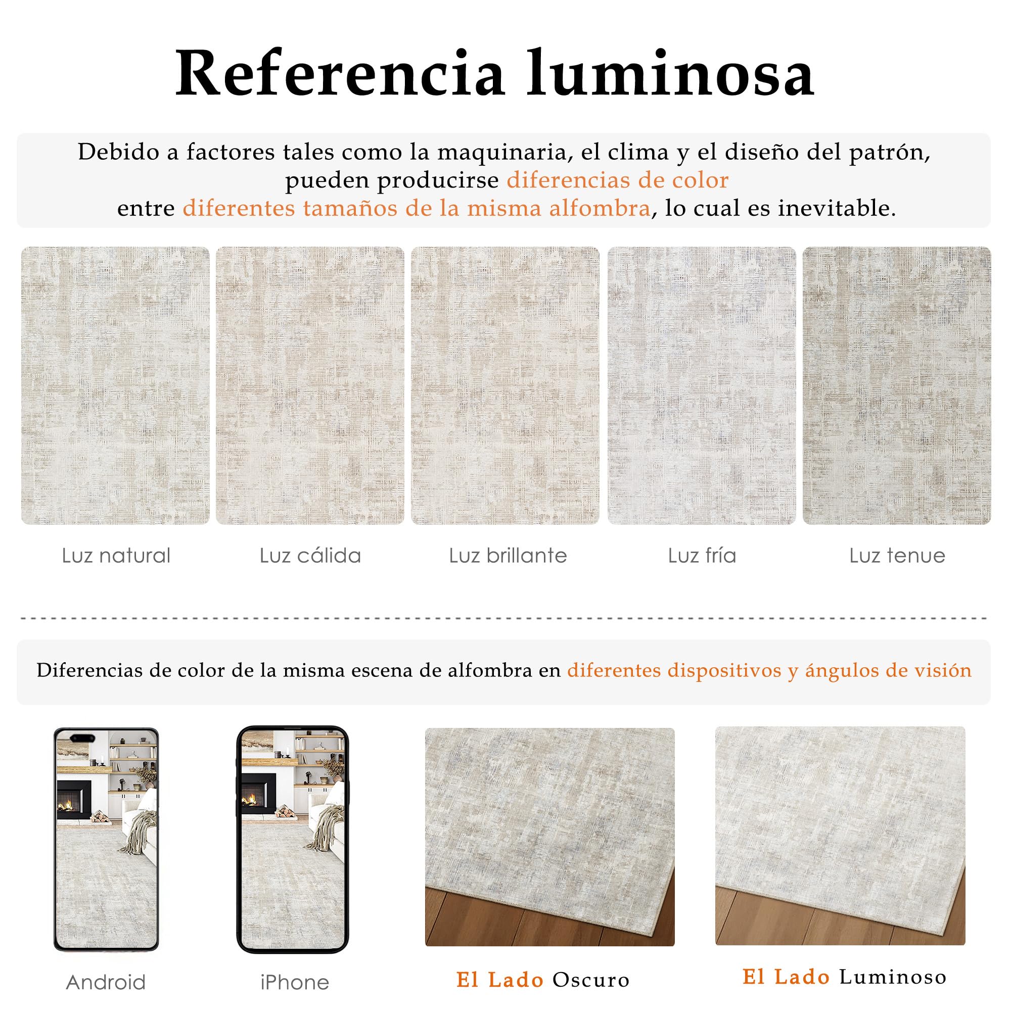 PureCozy Beige Alfombra Salon 200x300cm Habitacion Grandes Alfombras Moderna Antideslizante Lavable Lavadora Abstractas Carpete Dormitorio Sala Comedor Pie Cama Pelo Corto Carpet