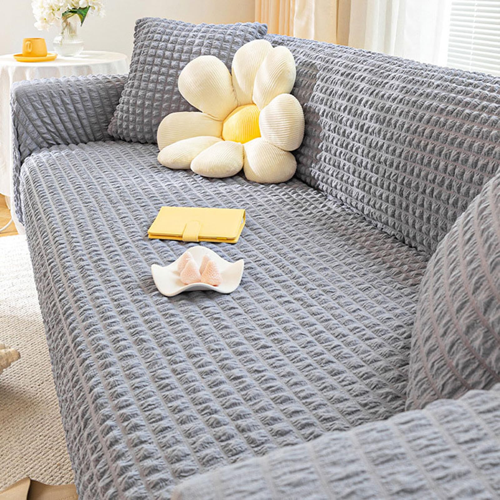 Housse de canapé universelle tout compris élastique pour salon de 1 à 5 places