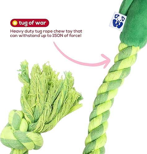 Miniatura 9 de Juguete de peluche de aguacate para perros - Regalo chirriante para cumpleaños de cachorros - Juguetes lindos para perros pequeños a medianos -